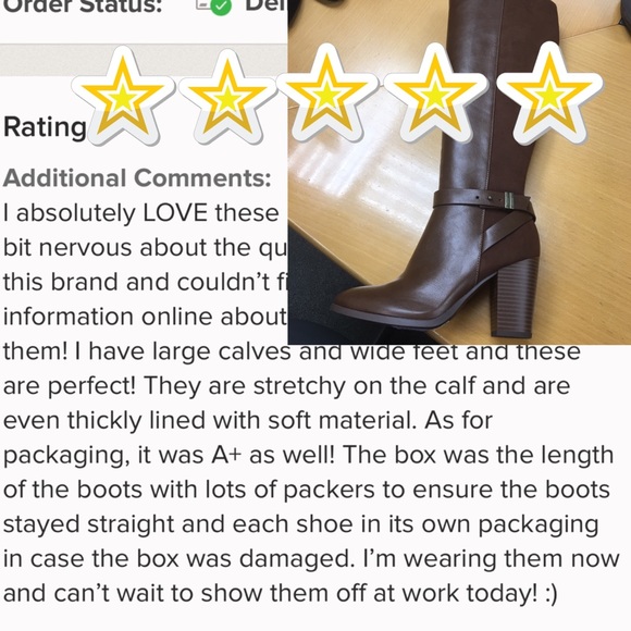 2 left! Delicious Shoes Black Knee High Heel BOOT - Picture 7 of 7